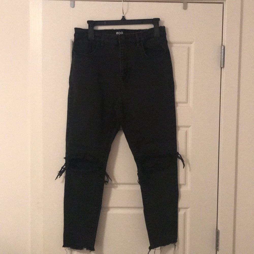 BDG - Black distressed ripped jeans